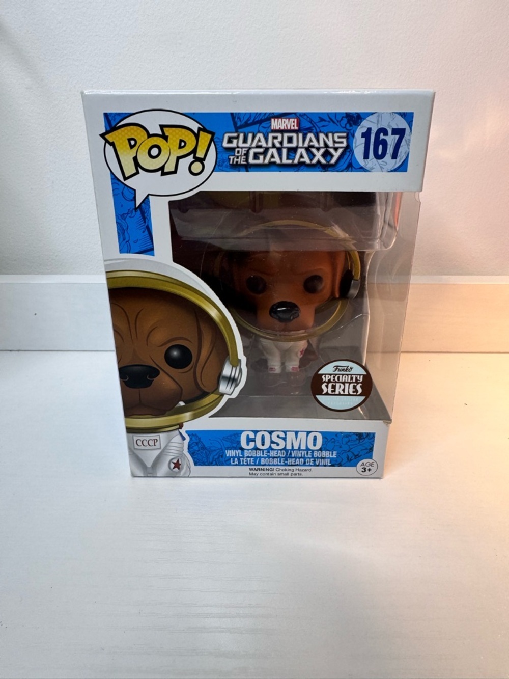 Funko 167 Cosmo Guardians of the Galaxy Vinyl Figure - Blue, White